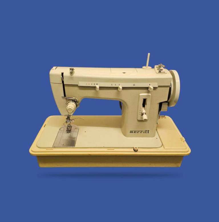 Vintage Merritt Sewing Machine with Carry Case