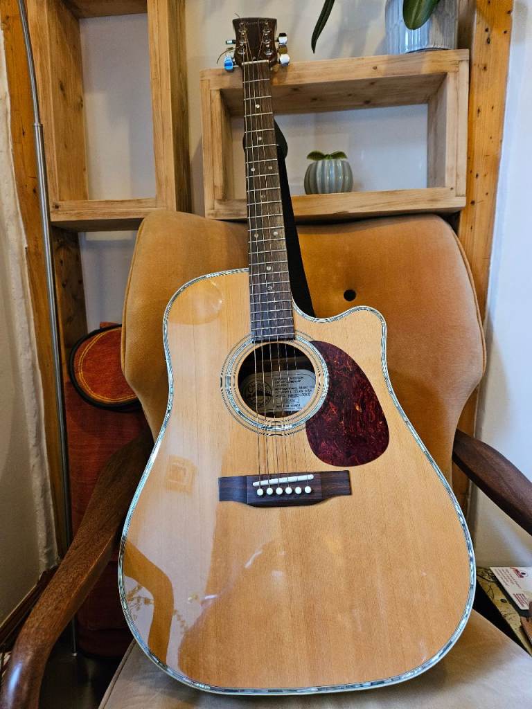 CHARVEL Semi Acoustic Guitar and Case