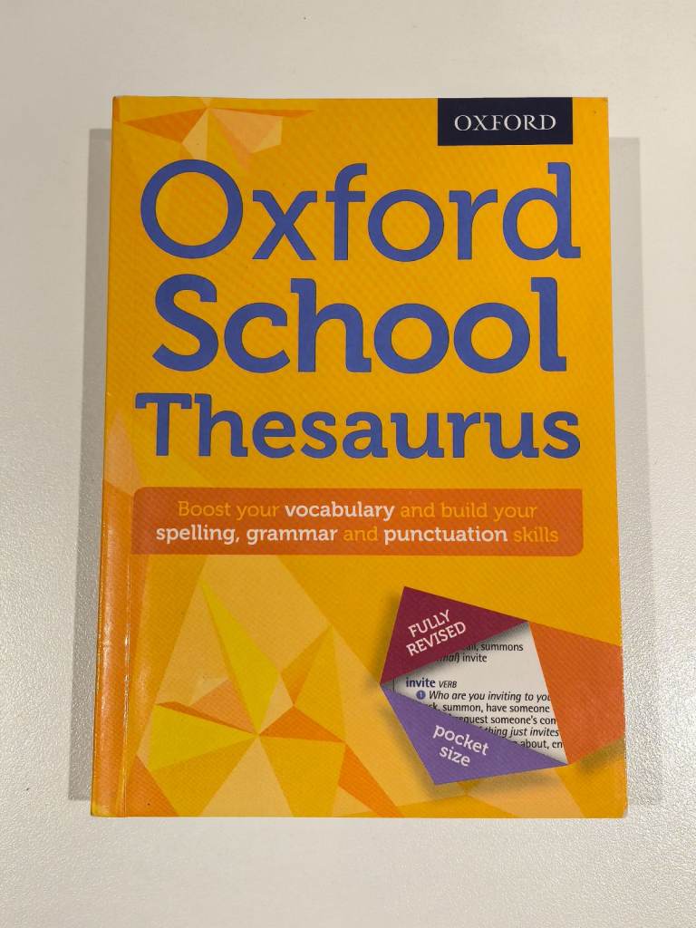 Oxford School Thesaurus – Fully Revised, Pocket Size, Excellent Condition