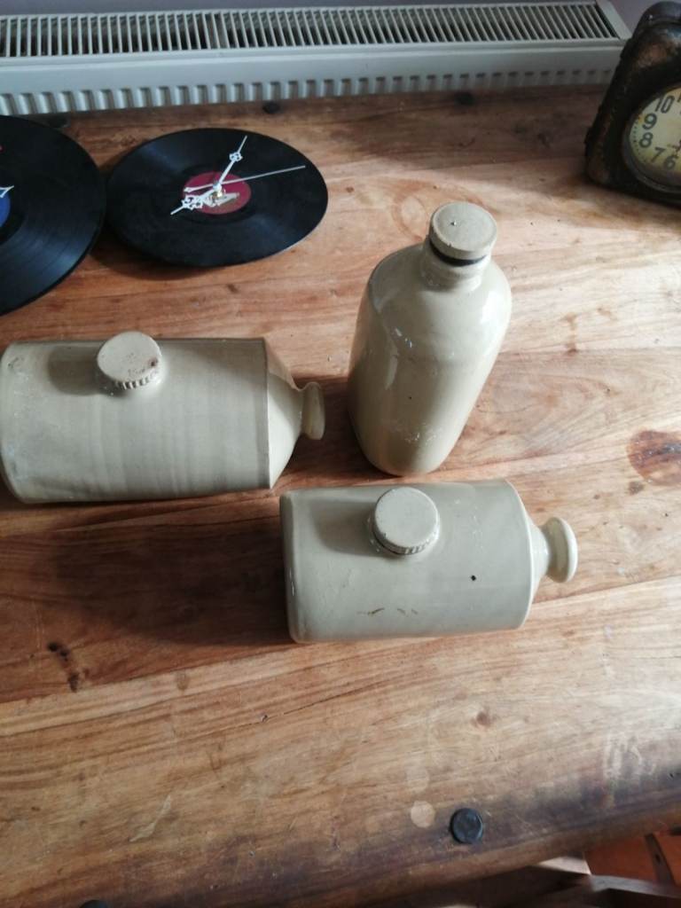 Victorian pot hot water bottle 