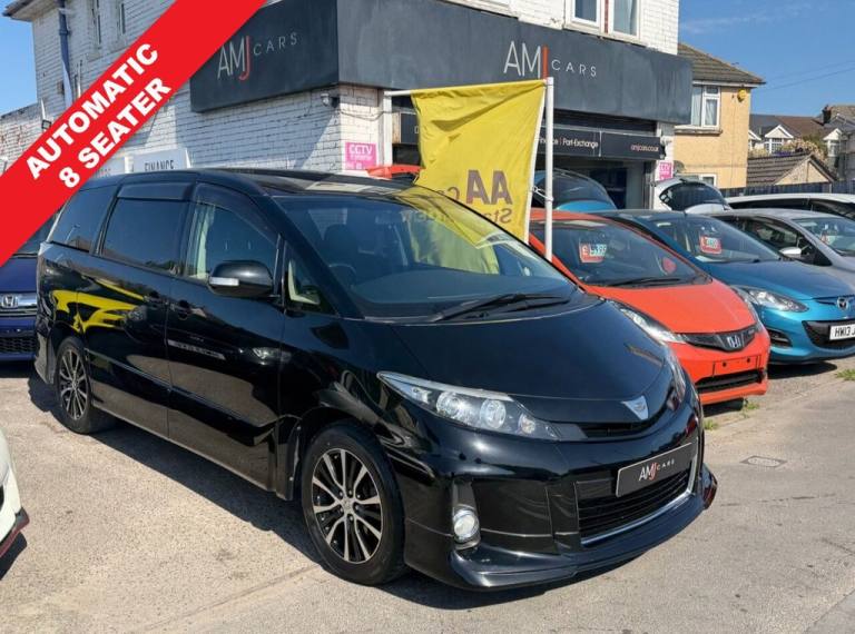 2015 Toyota Estima 2.4  AERAS Automatic petrol 8 Seater MPV Black 5dr MPV Petrol Automatic
