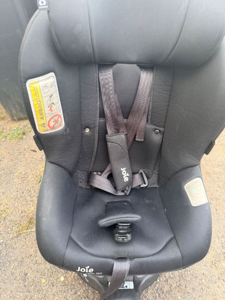 Joie i-Spin 360 Car Seat – Black, Good Condition
