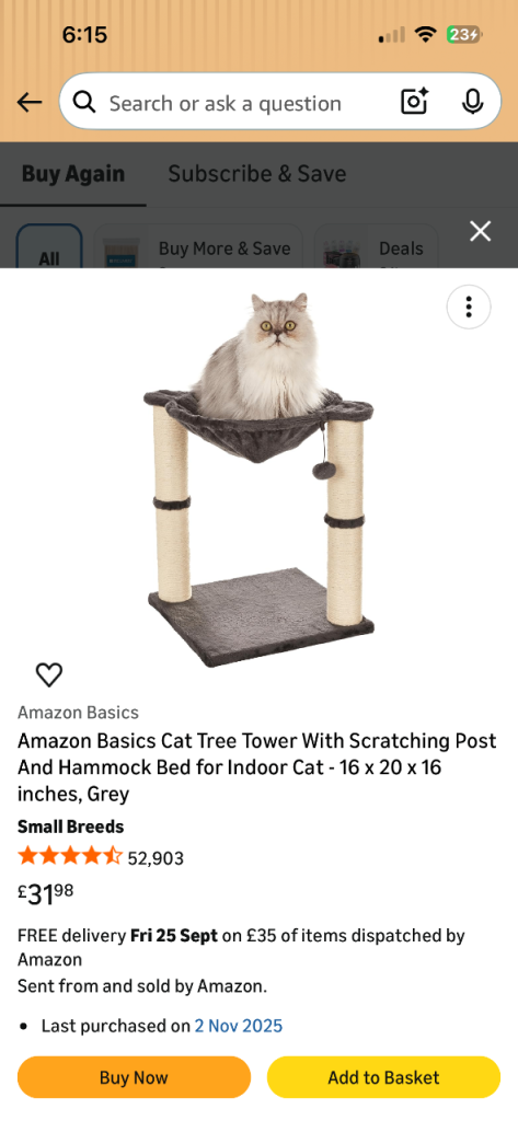 Cat bed/Scratching posts 
