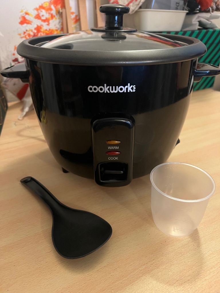 Cookworks 1.5L Rice Cooker – Black