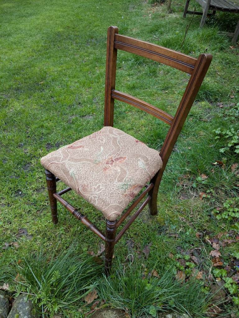 Vintage Single Wooden Chair 