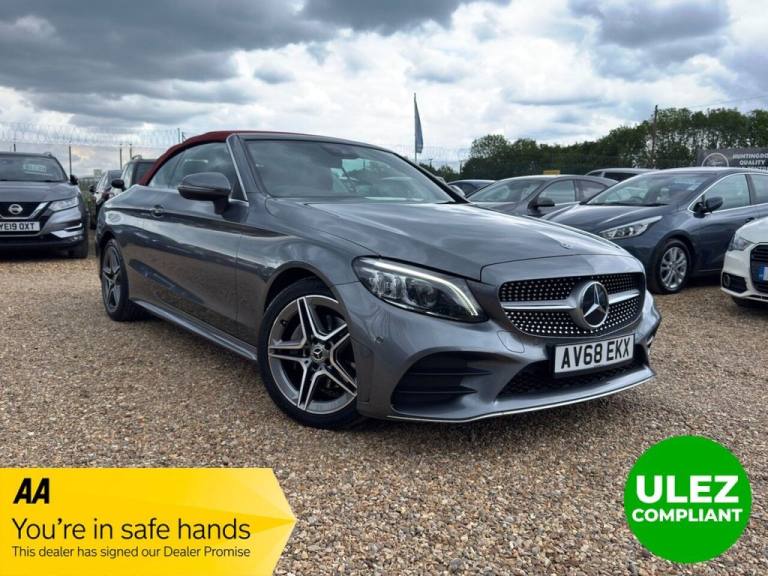 2018 Mercedes-Benz C Class 2.0 C220d AMG Line (Premium) Cabriolet 2dr Diesel G-Tronic+ Euro 6 (s/...