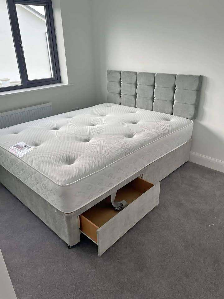 >>❤️DIVAN King Size Bed Base 🚛5FT Luxury with Mattress & Storage Drawers 💥15% OFF😘COD🚚