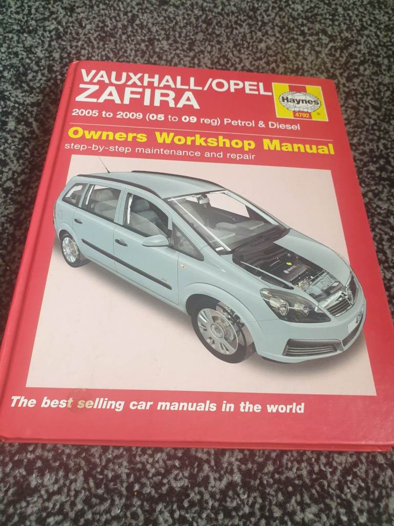 Vauxhall zafira manual