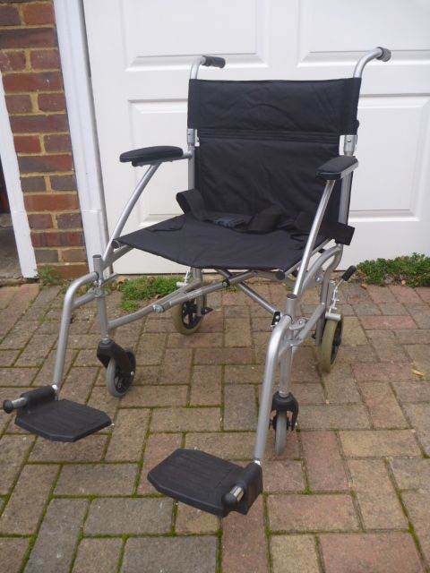Enigma Luxury Travel Wheelchair with Carry Case AS NEW
