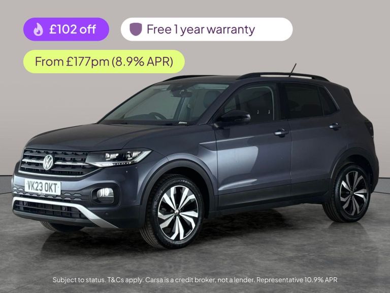 2023 Volkswagen T-Cross 1.0 TSI 110 Black Edition 5dr HATCHBACK PETROL Manual