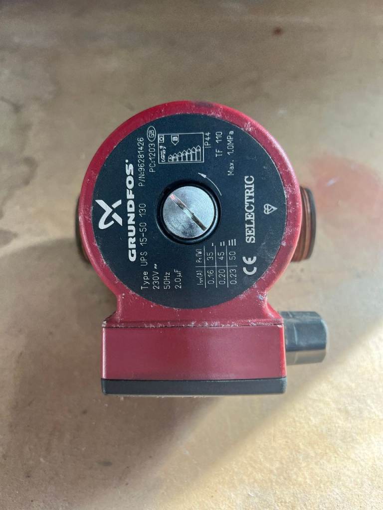GRUNDFOS UPS 15-50 (130) SELECTRIC DOMESTIC HEATING CIRCULATOR 240V