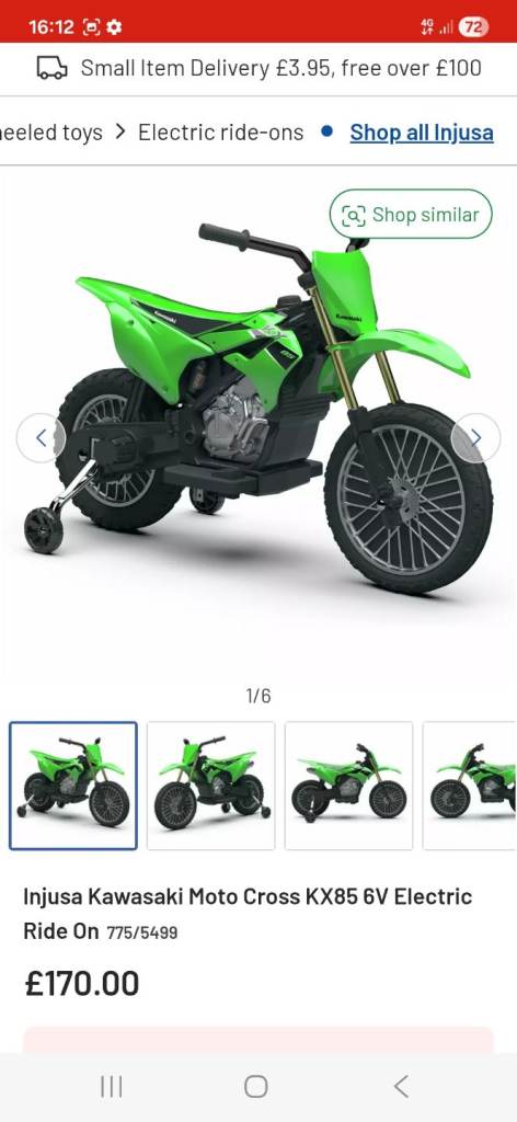 Kids electric ride on 