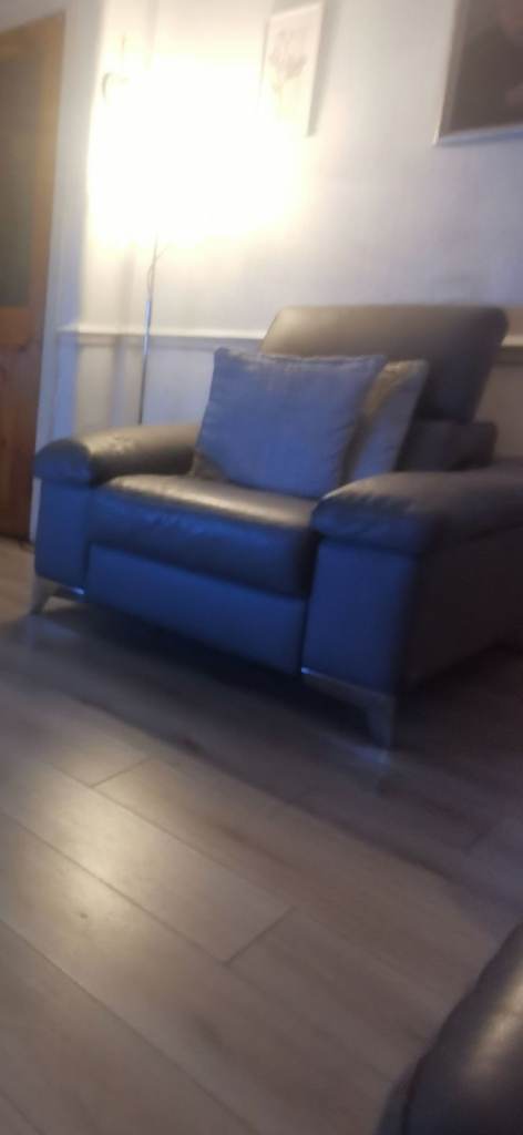 image for Gray 3 + 1 sofa for sale