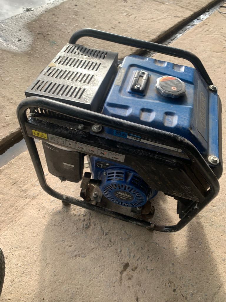 image for Draper inverter petrol generator - open case 3.2KW 5L used once VGC