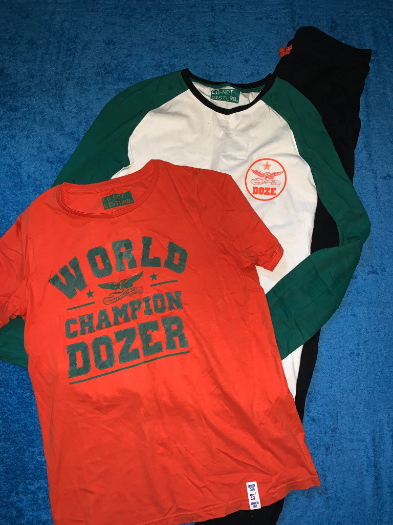 M&S Boys 3 Part Pyjamas Set Age 13-14 Years IP1