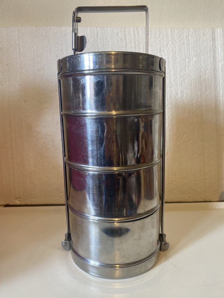 Stainless steel tiffin . 