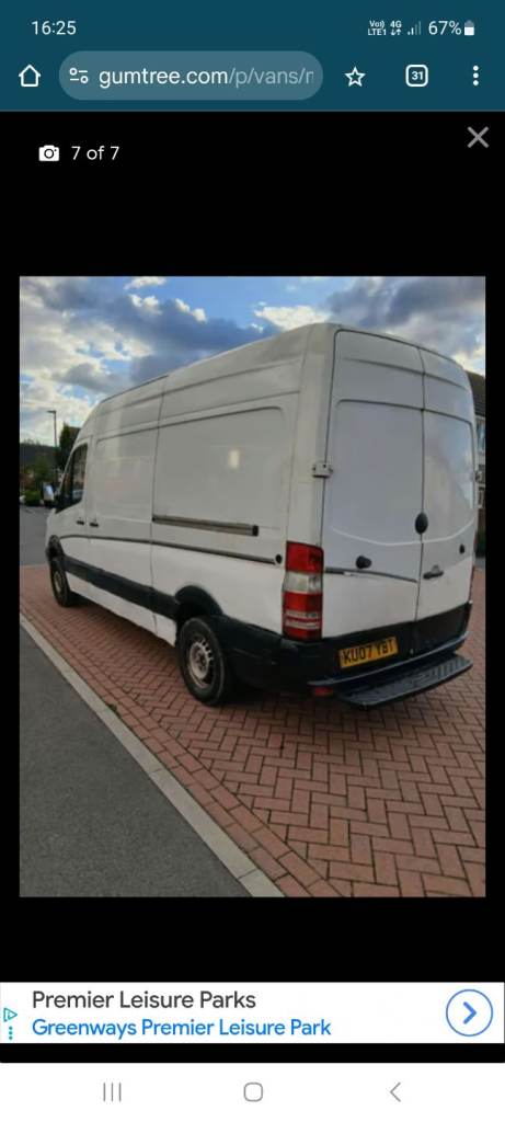 Mercedes-Benz, SPRINTER, Panel Van, 2007, Manual, 2148 (cc)
