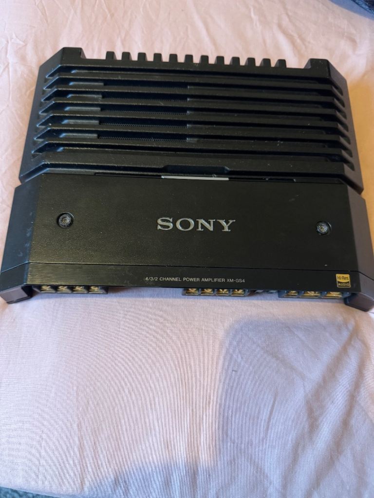 Sony GS4 car amplifier 4 channel