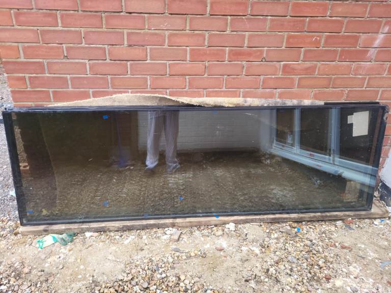 Patio door glass double glazed