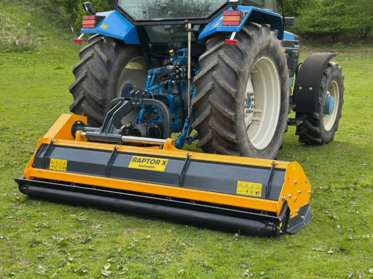 RAPTOR X Heavy Duty 240 Flail Mower Side shift (Hammer Flails) for tractor