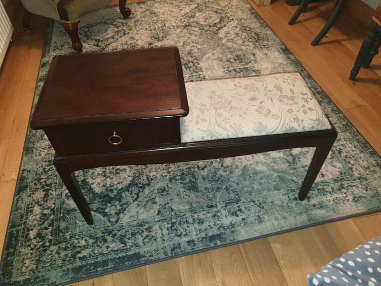 Stag Minstrel Telephone Table Seat / Stag Meredew Furniture Ltd