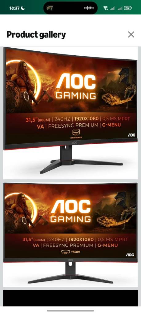 32 inch curved gaming monitor