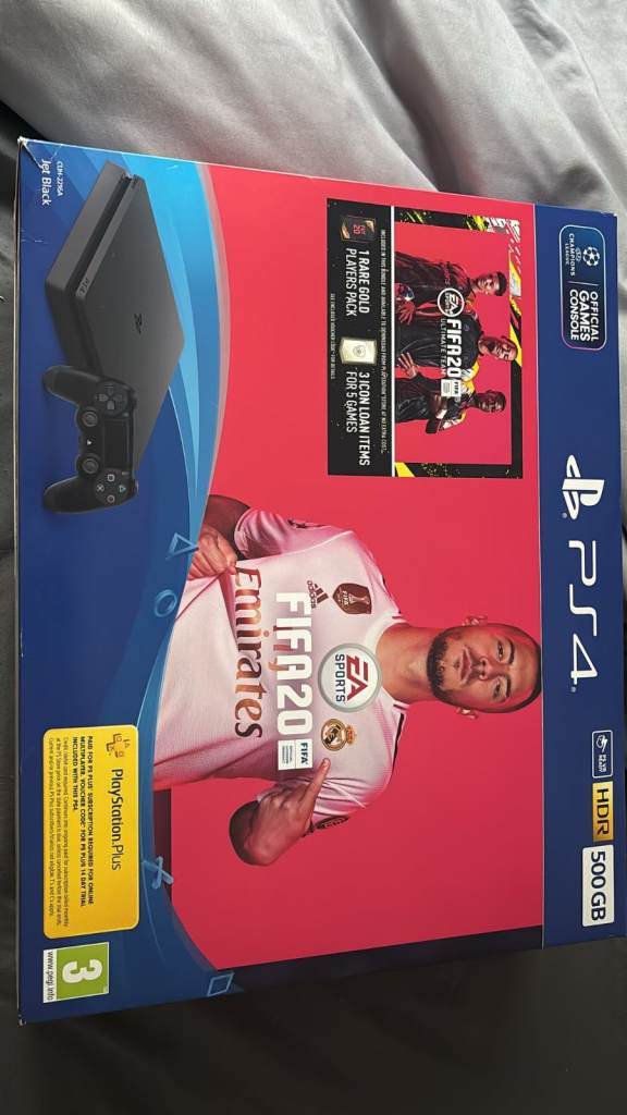 Sony playstation 4 jet black boxed vgc 