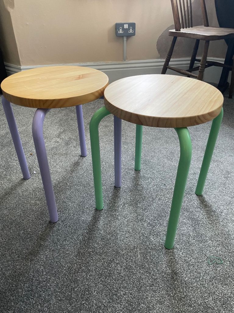 Pair x2 IKEA Stools – Good Condition
