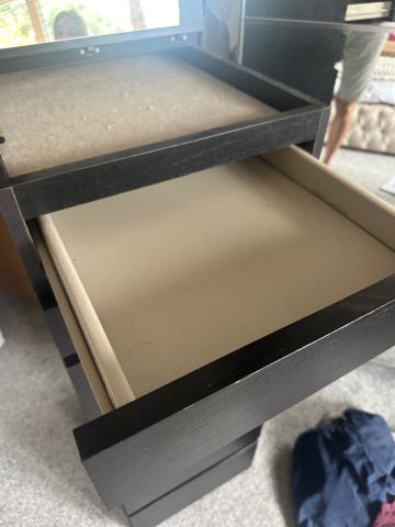 ikea malm 6 drawer dresser black-brown Black Brown Chest of Drawers with Lift-Up Mirror | in Backwell, Bristol with a traditional look Dark red/Checked Collared flannel Color:Pale Yellow Meadow Blooms modest hijab Mirror