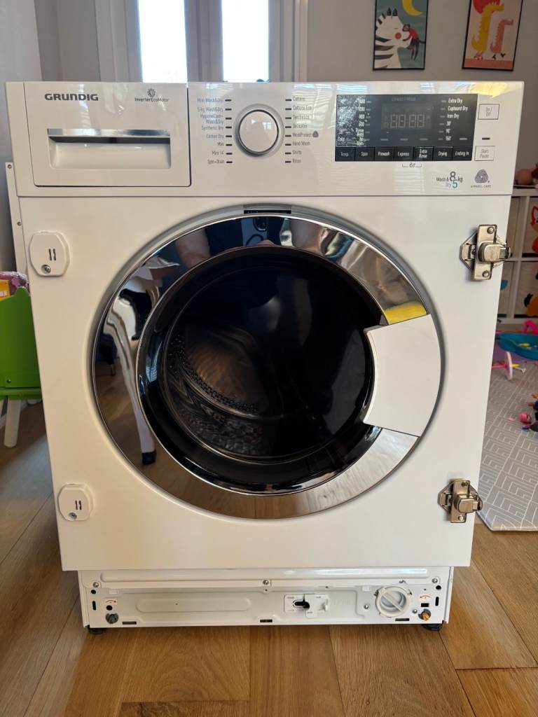 Grundig Integrated Washer Dryer GWDI8542 – Working – £70