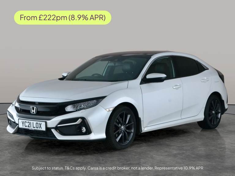 2021 Honda Civic 1.0 VTEC Turbo EX Hatchback 5dr Petrol CVT Euro 6 (s/s) (126 ps) - BLIND SP Hatc...
