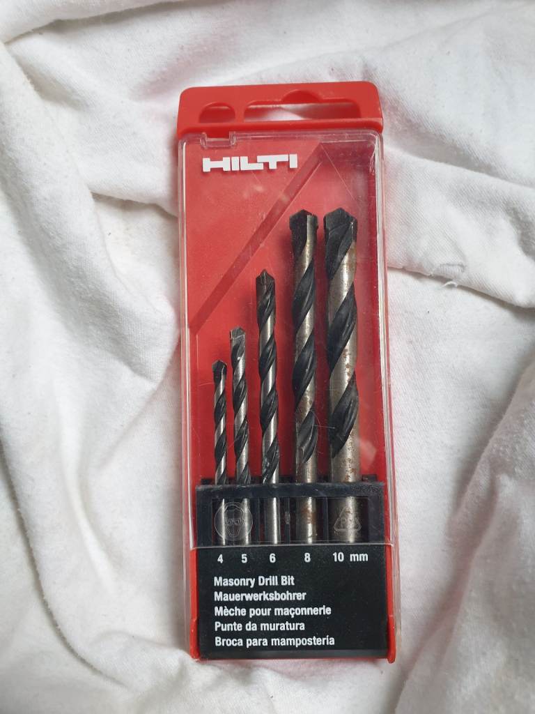 Hilti drill bit set. OVER £50 ONLINE! 