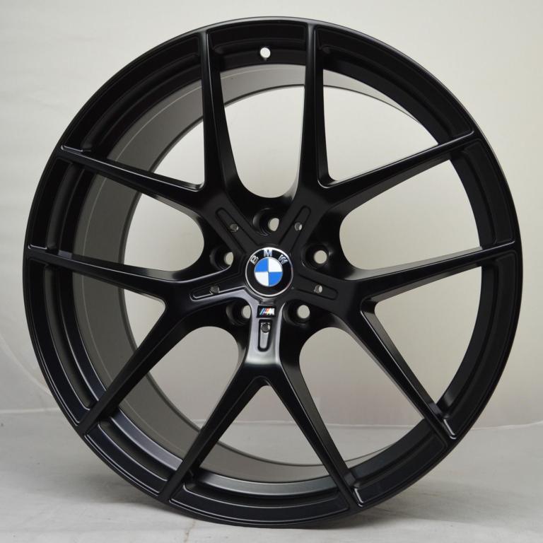 5x120 Satin Black Alloys / Brand New Pirelli P Zeros