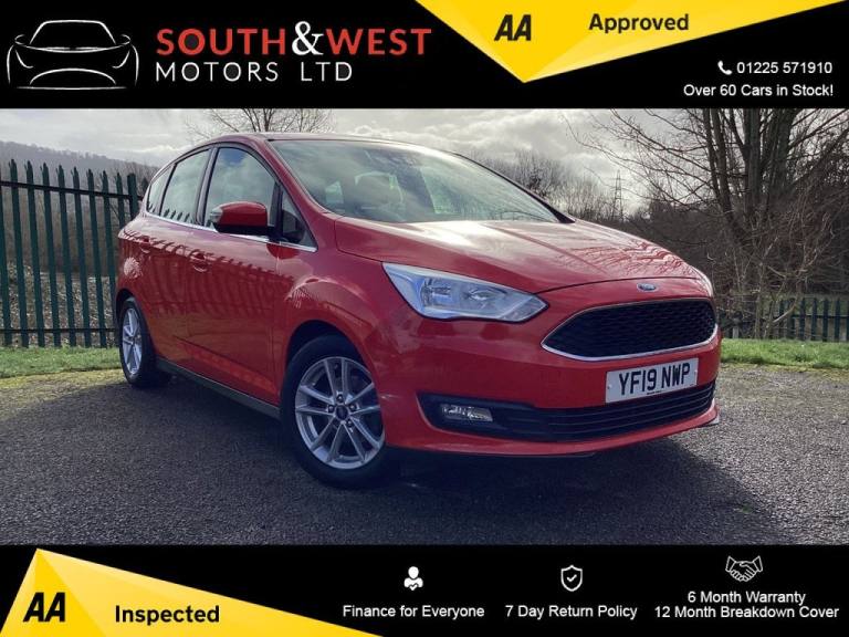 2019 Ford C-Max 1.0T EcoBoost GPF Zetec MPV 5dr Petrol Manual Euro 6 (s/s) (125 ps) MPV Petrol Ma...