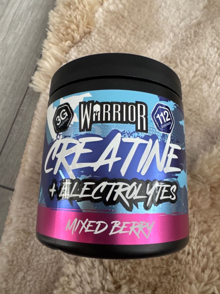 Creatine warrior mix berry new