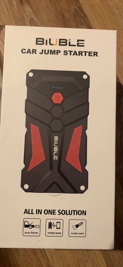 Car Battery Starter, 1000A Peak 12800mAh 12V Car Auto Jump Starter 