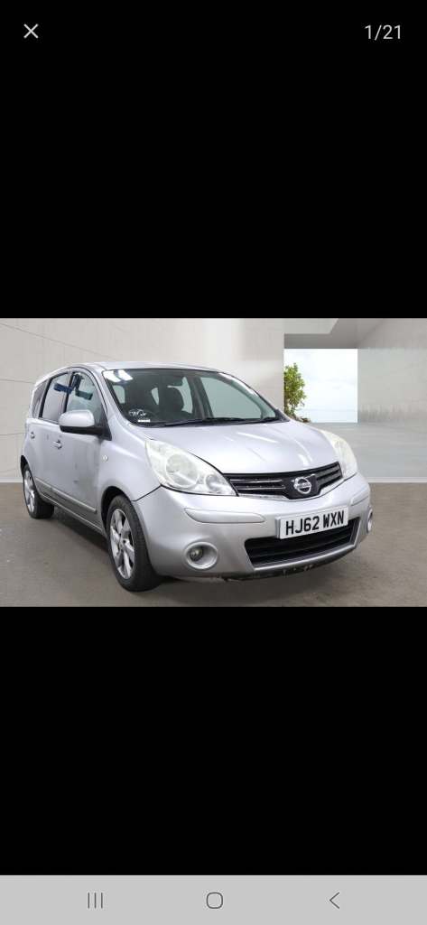2012 Nissan Note 1.6 N-Tec+ 5dr Auto MPV Petrol Automatic
