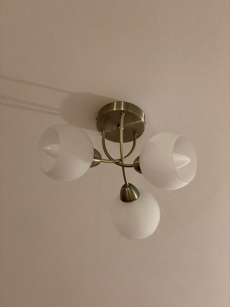 Chandelier and wall lights 