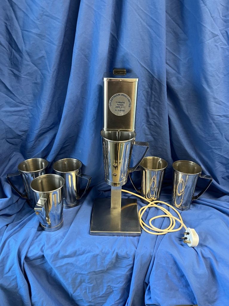 Vintage stainless steel coldstream milkshake machine 