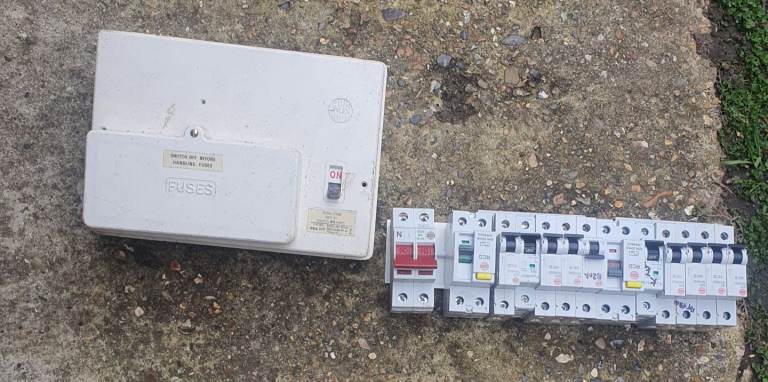 Fuse Box and Breaker Trip Switch 