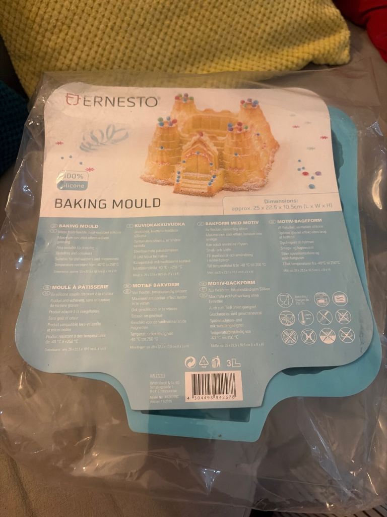ERNESTO Sandcastle Baking Mould - New