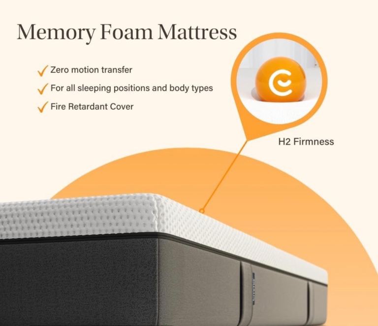 King size memory foam mattress 