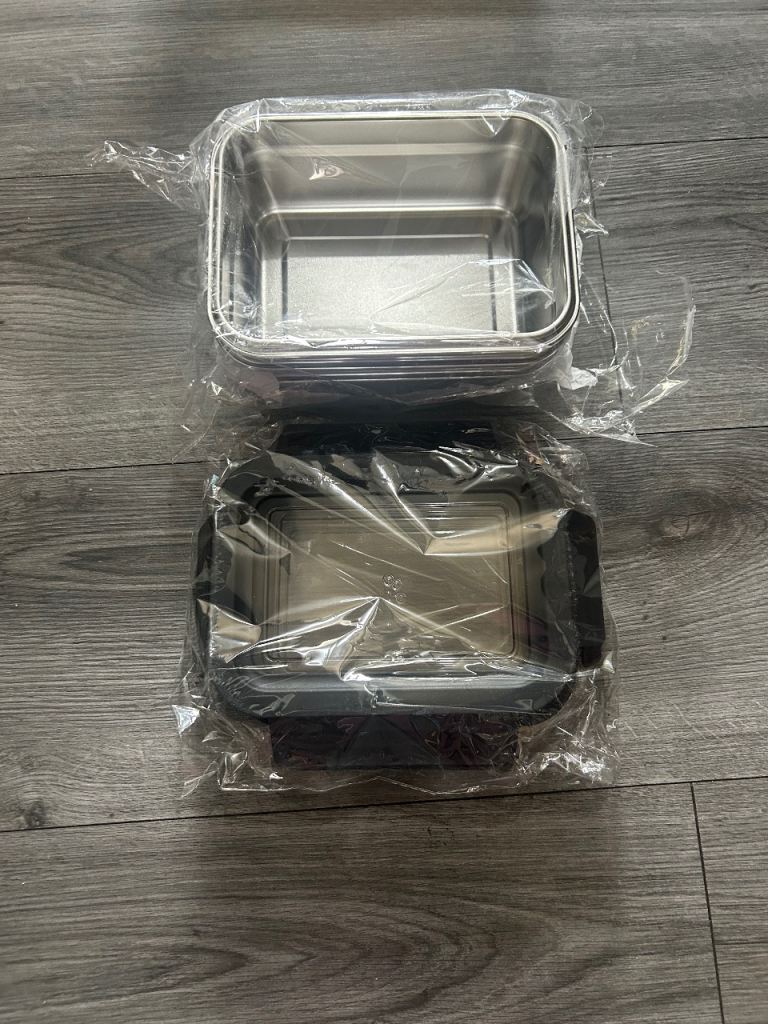 Metal food storage tubs new