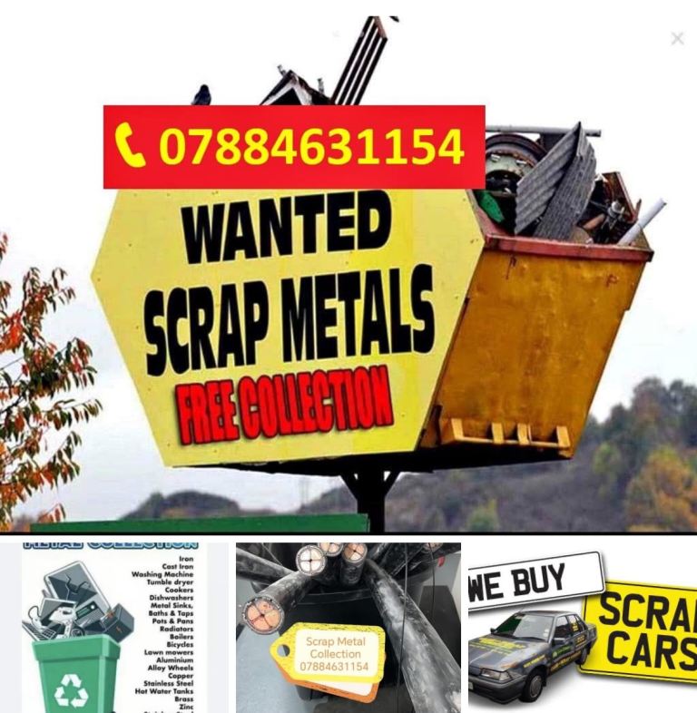 Scrap Metal Free Collection/Rubbish Clearance/Scrap Cars/Waste Removals/Demolition 