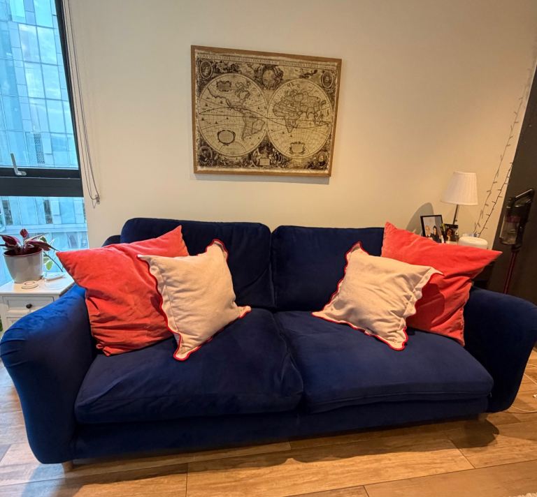 Navy Loaf Sofa