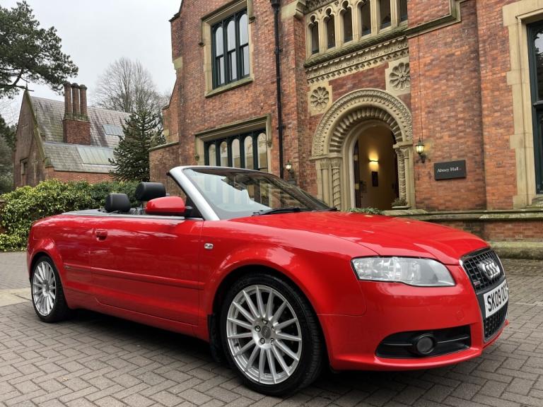2009 Audi A4 2.0 TDi S Line 2dr CONVERTIBLE DIESEL Manual