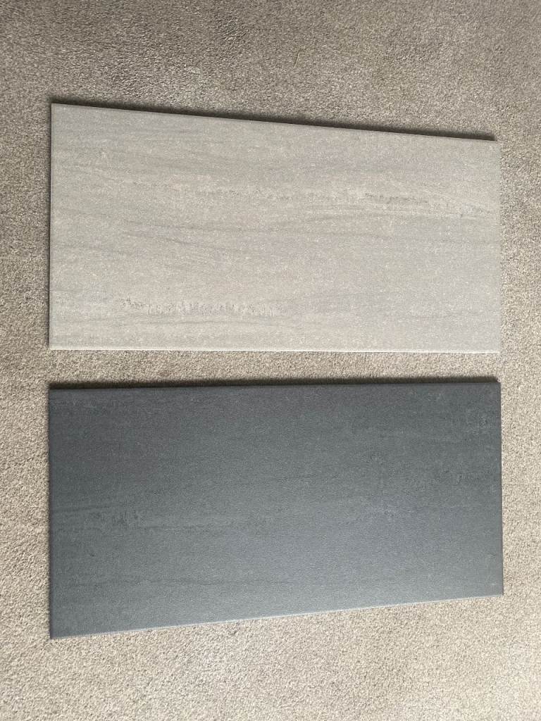 New Dark Grey and Light Grey Ceramic Tiles for walls.