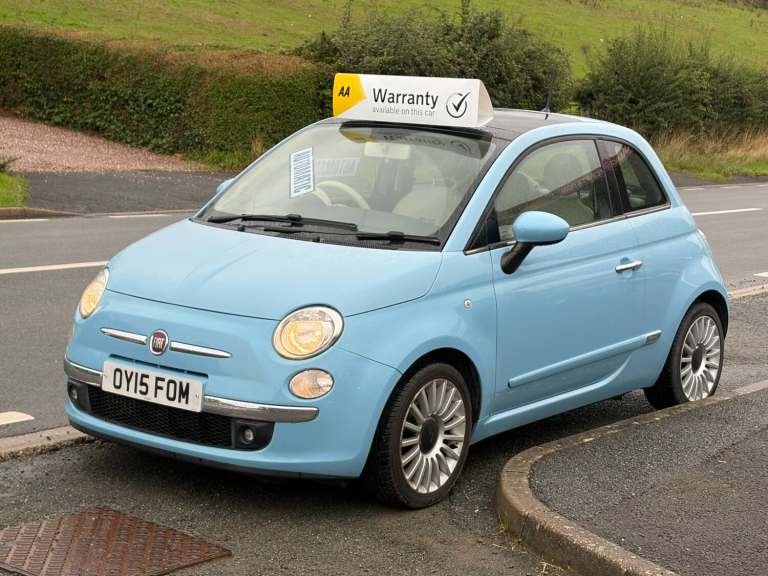 2015 Fiat 500 0.9 TwinAir Lounge 3dr Dualogic AUTOMATIC HATCHBACK Petrol Automatic