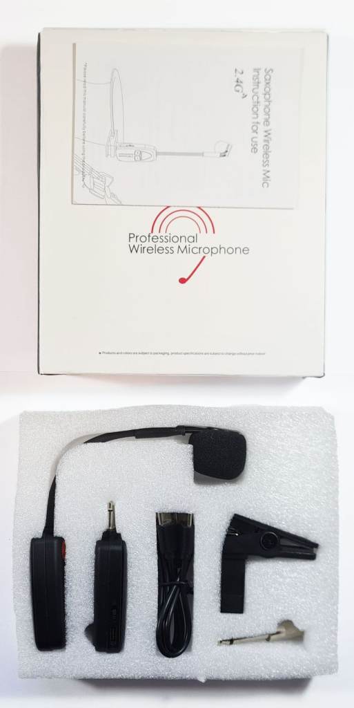 For sale Wireless Mic microphone system for saxophone. 