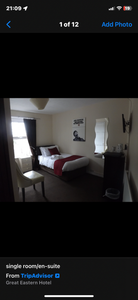 Single and double room to rent